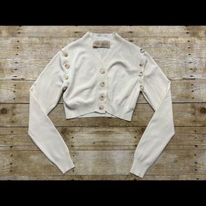 Aya Muse crop knit top